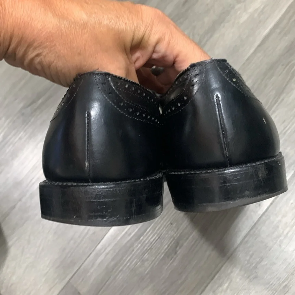 Allen Edmonds Concord Wingtip Black Leather Oxfords size‎ 13B